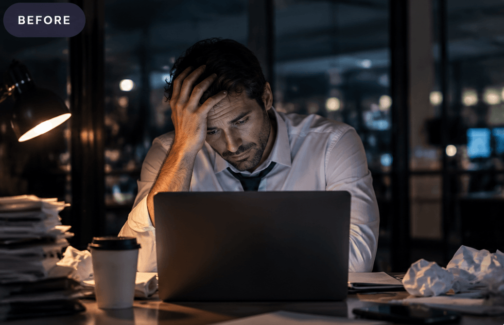 Before Impactine: stressed by disconnected campaign reporting